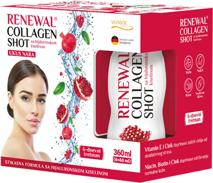 Renewal collagen shot 6/1 360ml (6 bottles) six-day treatment