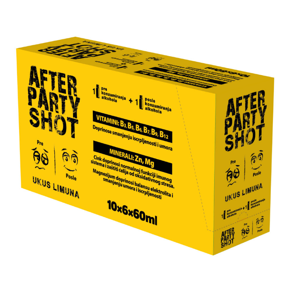 After Party Shot 10x6/1 3600ml (60 bottles)