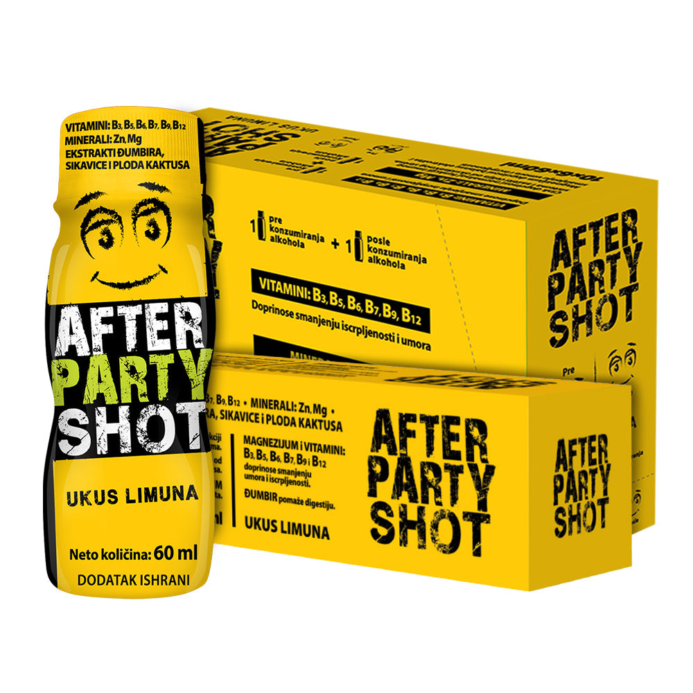 After Party Shot 2/1 120ml x16 transport pack (32 bottles)