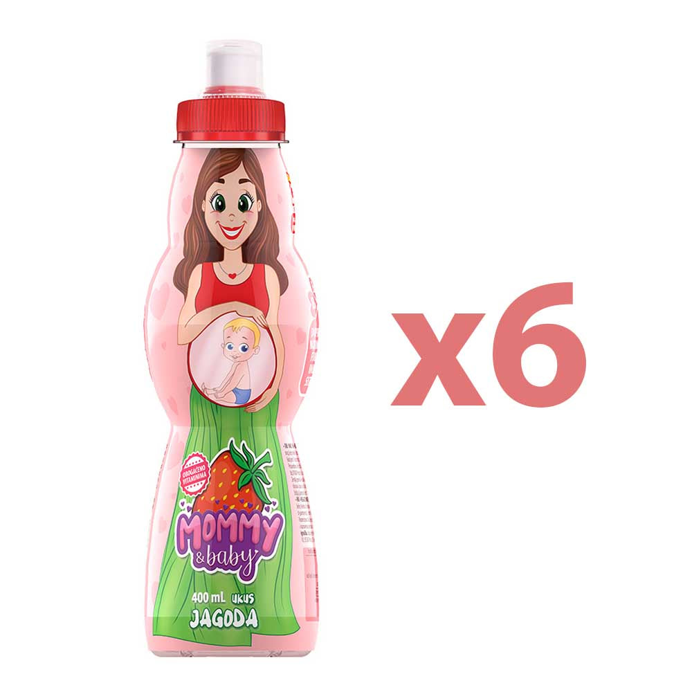Mom and baby Strawberry 0.4l (transport package 6x0.4l)