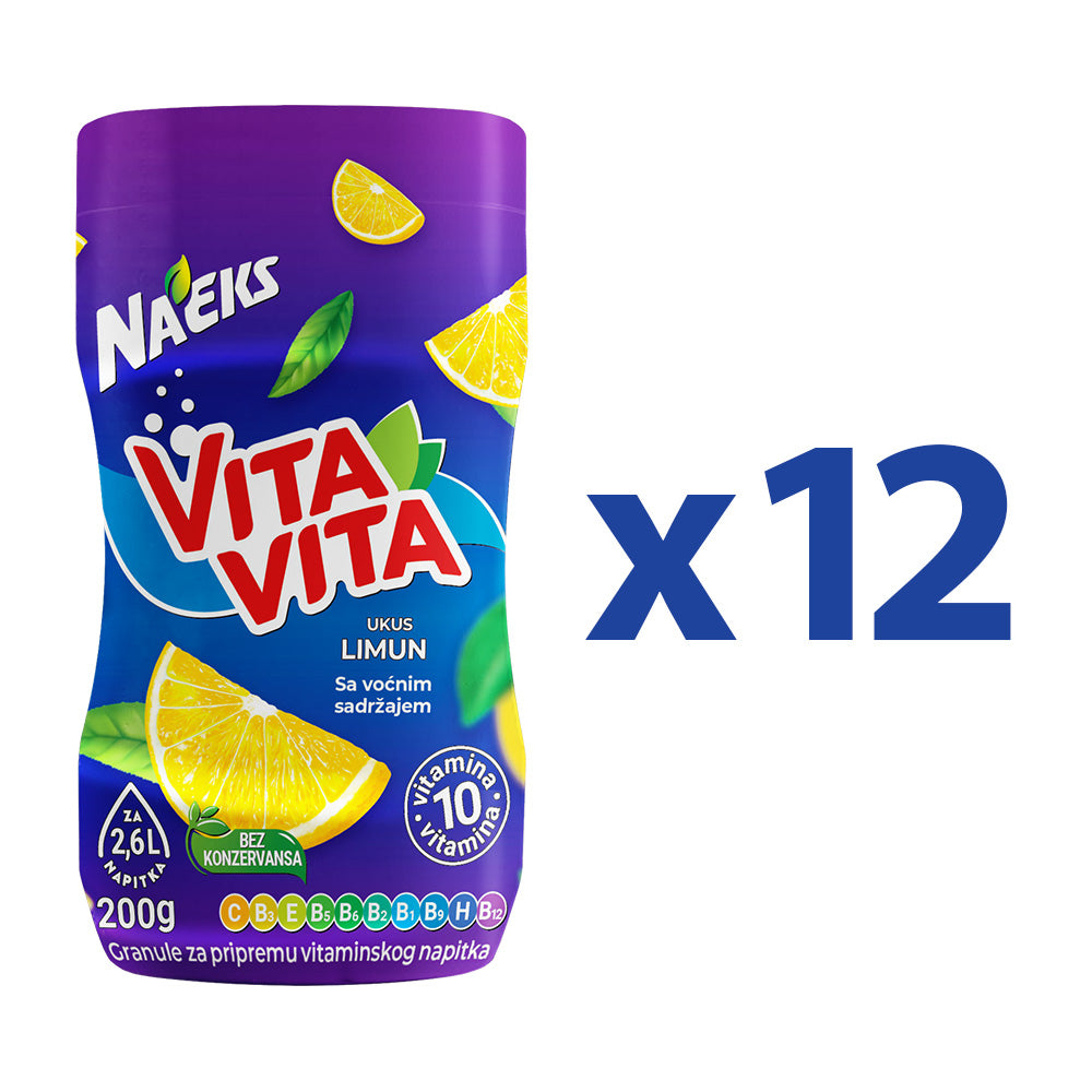 Vita Vita 200g lemon jar (transport package 12x200g)