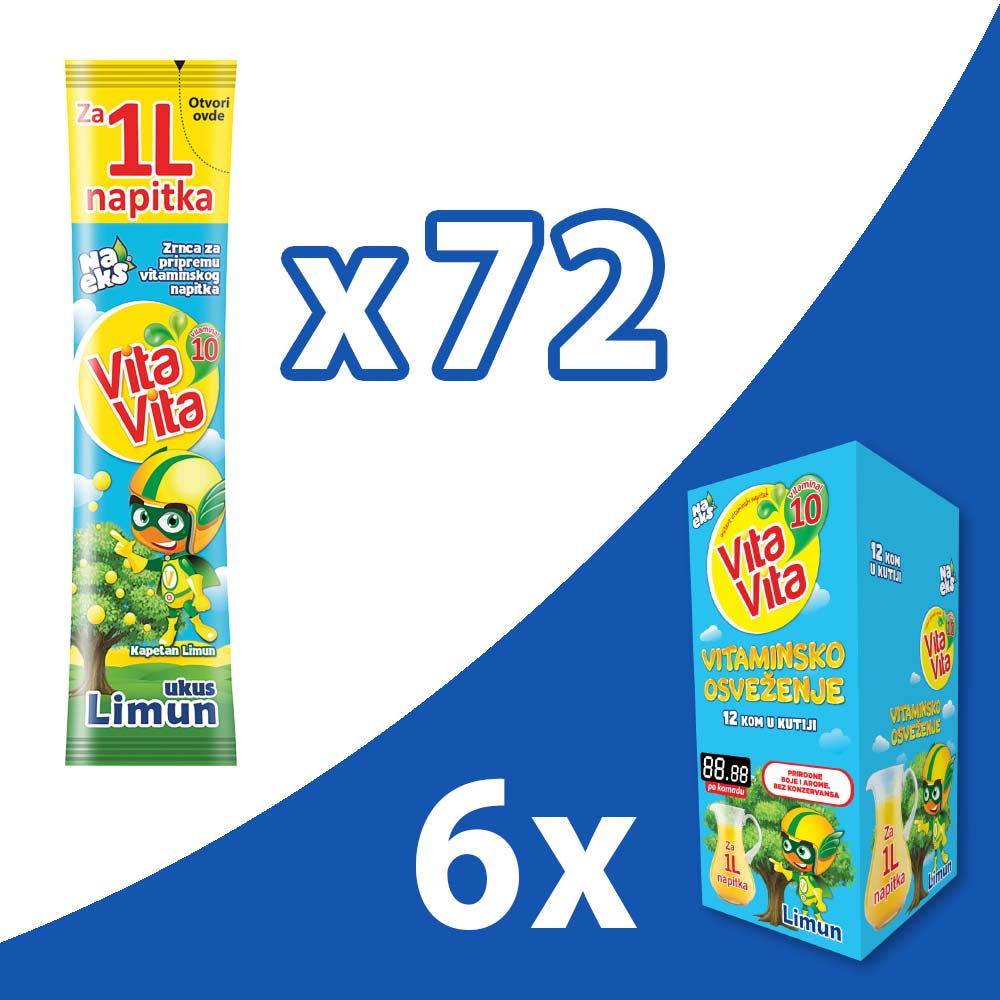 Vita Vita 75g lemon (transport package 6x12x75g)