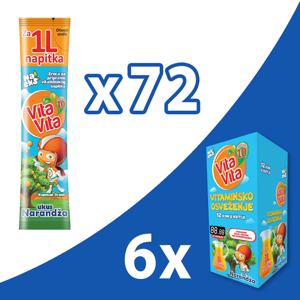 Vita Vita 75g orange (transport package 6x12x75g)