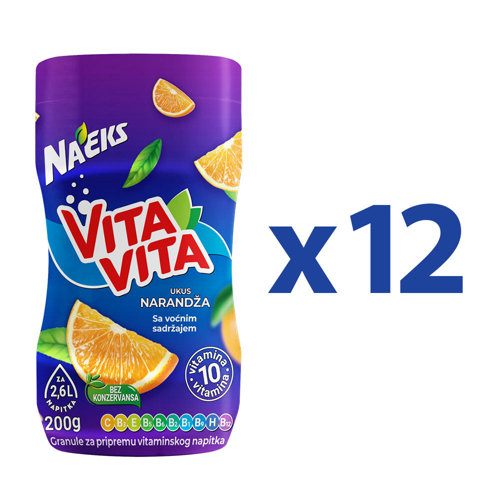 Vita Vita 200g orange jar (transport pack 12x200g)